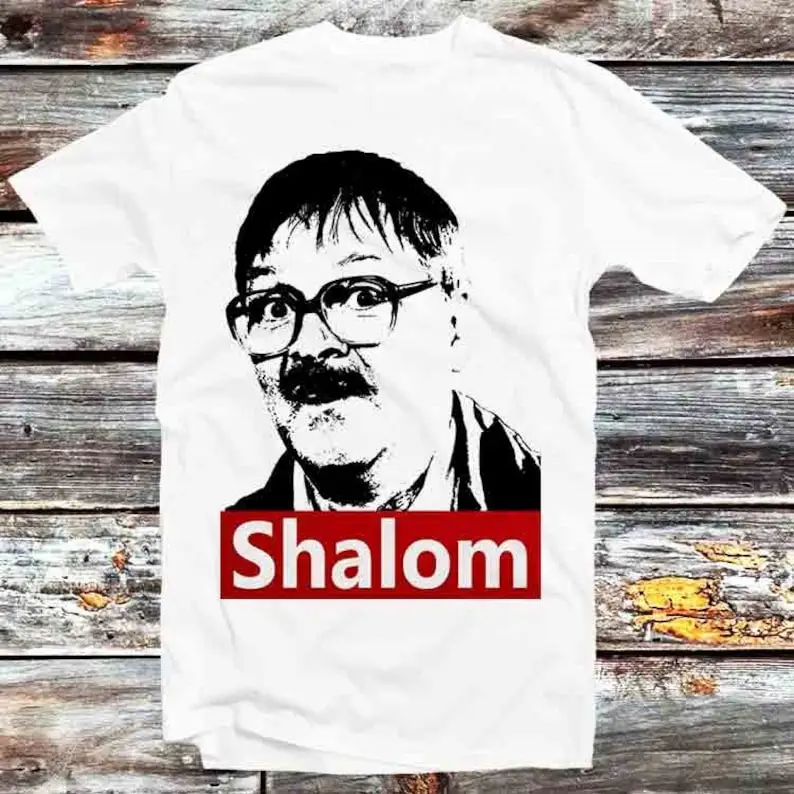 

Friday Night Dinner Funny Jim Bell Shalom T Shirt Vintage Retro Cool Gift Mens Womens Unisex Cartoon Anime Top Tee B521