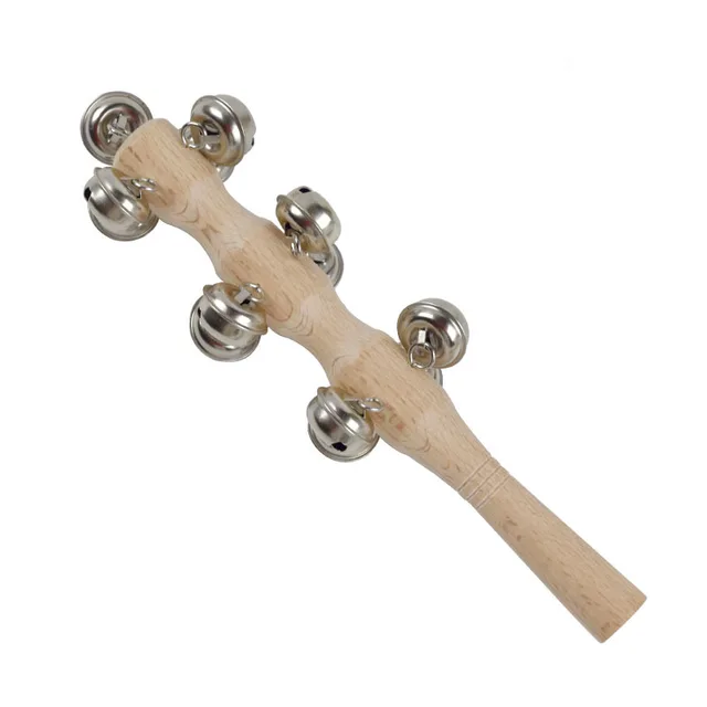 Wooden Musical Instruments for Children Montessori Educational Toy Natural Wood Music Instruments Set for Newborn Babies 0 12M 5
