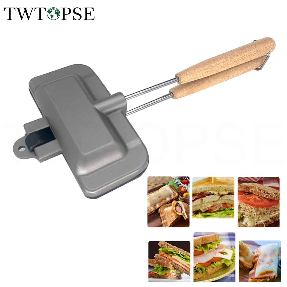 Twtopse Camping Gourmet Sandwich Maker Double Pie Japanese Camping Cast  Mountain Maker Campfire Outdoor Hiking Cooking Equipment - Outdoor Stove &  Accessories - AliExpress