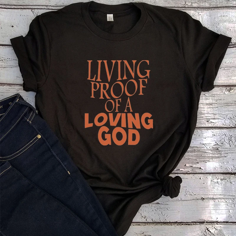 

Loving God Quote Shirt Christian Aesthetic Clothes Vintage Christian Clothing Jesus Shirt Goth Tshirt Women Clothing m