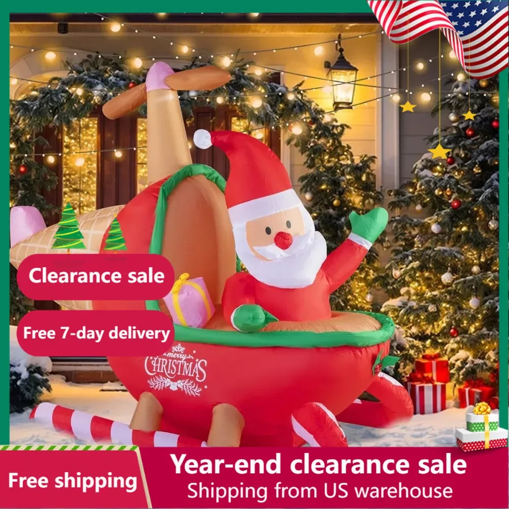 

Christmas Decoration Outdoor Decors Inflatable Santa Claus Christmas Inflatables Outdoors Home and Garden Decorations 2024 Decor