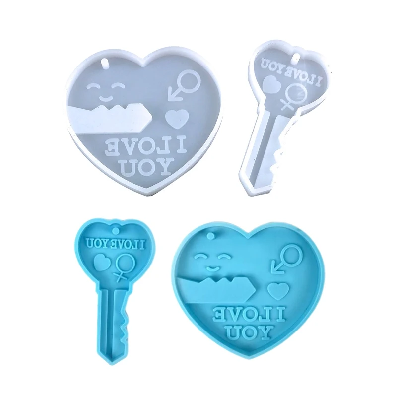 

Новинка для творческих любителей ручной работы, брелок с замком, серьги из эпоксидной смолы, силиконовые Mo