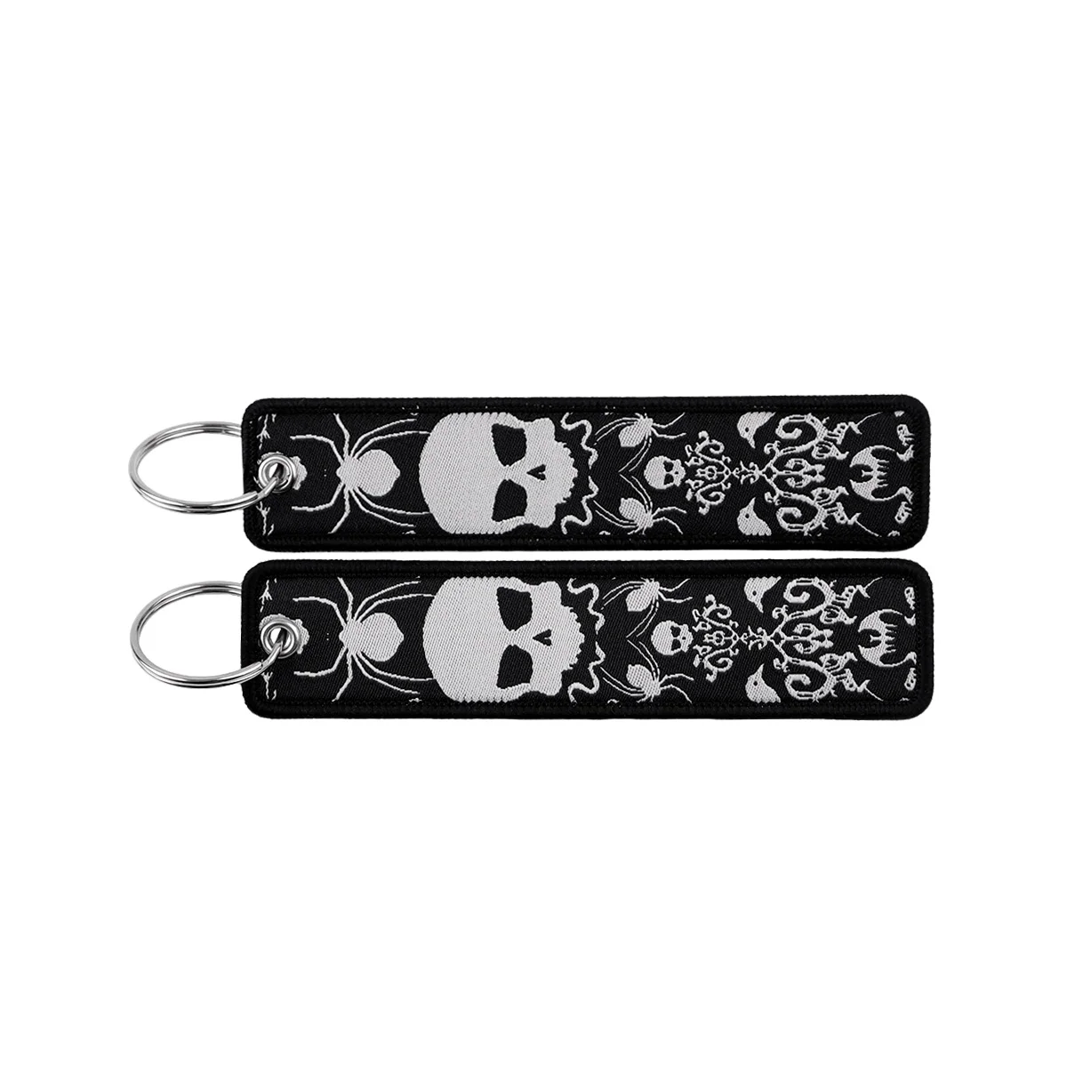 Humorous Embroidered Keychain - Key Ring Holder Accessory and Gift