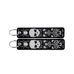 Humorous Embroidered Keychain - Key Ring Holder Accessory and Gift (70)