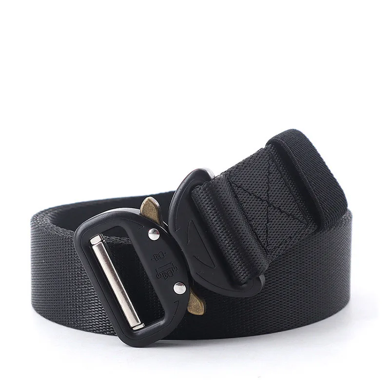 2024 New 3.2cm Nylon Narrow Belt For Men's And Women's Tactical Military Training Quick Drying And Quick Dismantling Pants Belt 2024 new 35mm toothless letter automatic buckle belt with quick drying nylon fashion men and women s business office pants belt