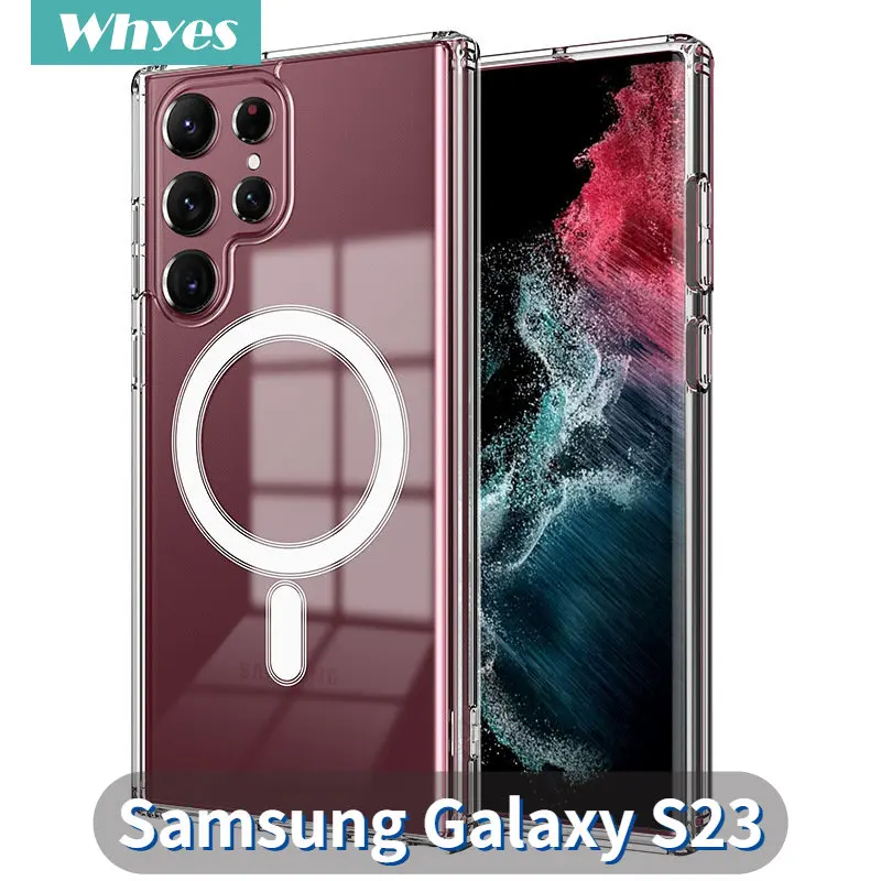 Schutzhülle für Galaxy S24 Ultra mit magnetischem Ring, Harte PC S24 Ultra  Hülle mit Ständer, unterstützt kabelloses Laden, stoßfeste Abdeckung für  Samsung Galaxy S24 Ultra 5g: : Elektronik & Foto