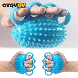 1Pcs Hand Grip Exerciser Strengthener,Four Finger Exerciser Ball and Hand Exercisers for Strength,Therapy Ball for Hand Cramps