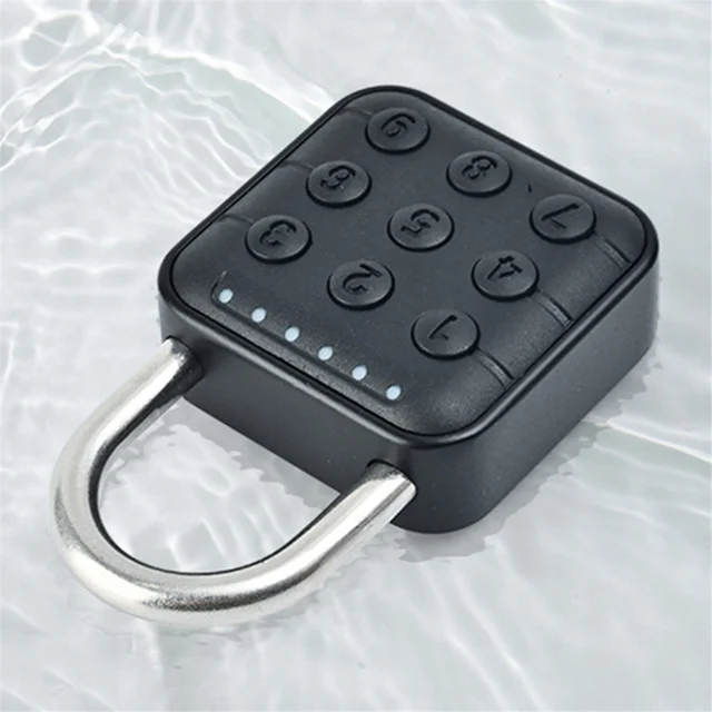 B03B-Tuya Padlock Password Electronic Lock Keyless Quick Unlock Anti Theft Padlock IP67 Waterproof Home Securit Lock 3