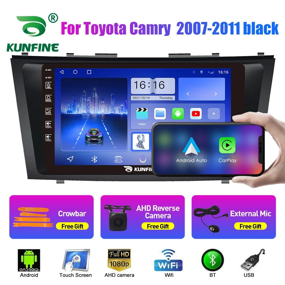 

Автомобильный радиоприемник для Toyota Camry 2007-2011 2Din Android Восьмиядерный автомобильный стерео DVD GPS навигатор плеер Мультимедиа Android Авто Carplay