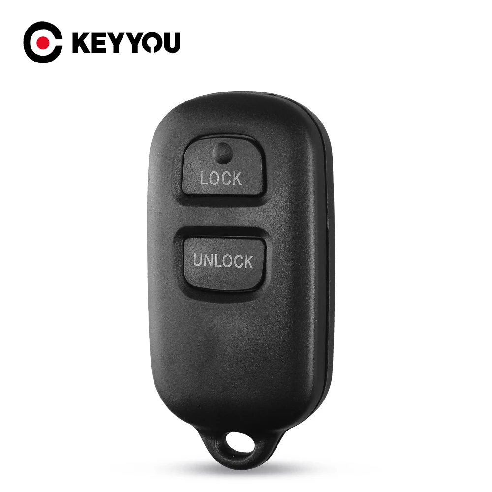 Keyyou Replacement Shell Remote Key Case Fob Keyless Entry 3 Button For Toyota Rav Cruiser 