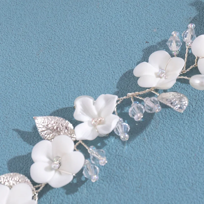 Handmade Weave Wedding Bride Hair Bands For Women