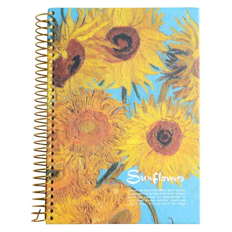 

Notebook Thickened Version Beautiful Retro Simple Literature And Art Ins Wind Coil Book Lattice Student Staff Exquisite Diary