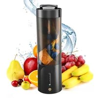 Presse-agrumes portable de 450ml, mélangeur de smoothie domestique sans fil rechargeable par USB avec lames en acier inoxydable 2