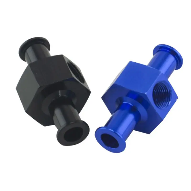 

Durable 3/8" Metal Pressure Gauge Inline Barb Adapter Connector with 1/8" Port Easy to Install