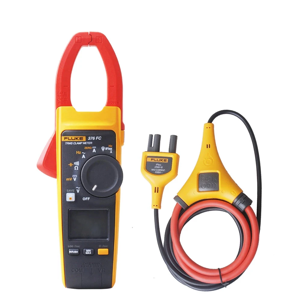 [100 New] Fluke 376 Fc 1000a Ac/dc Truerms Clamp Meter With Insulated