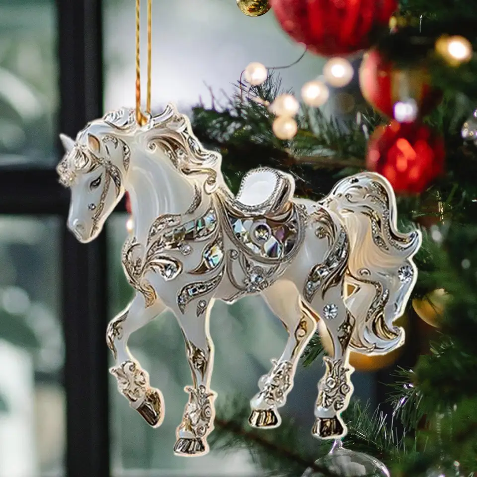 ②アンティーク調　オーナメント　クリスマスツリー　飾り　ディスプレイ　馬　象 ③ アンティーク調 オーナメント クリスマスツリー 飾り ディスプレイ