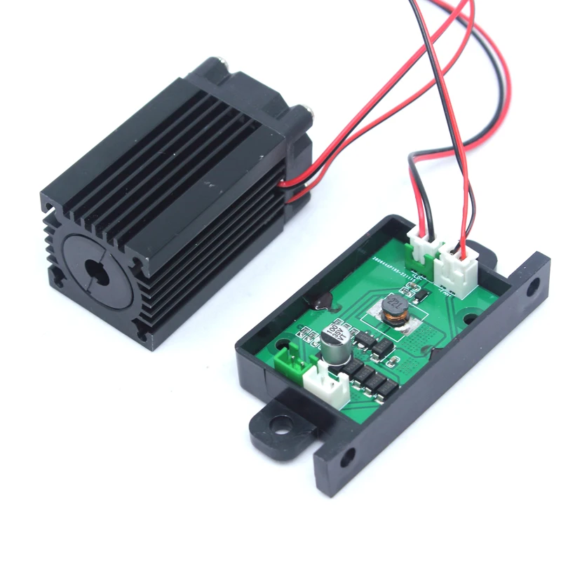 OXLasers 450nm 500mW Blue Laser Module 12V TTL Stage Light Laser Head 100mW with Cooling Fan