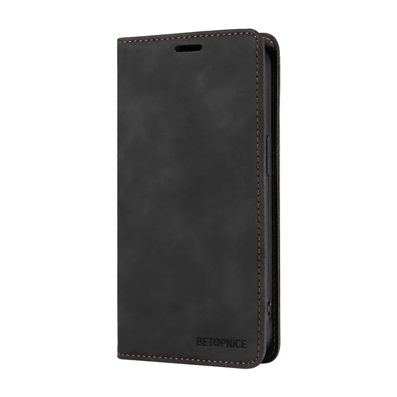 Enhanced Anti-Theft Wallet Flip Leather Phone Case with Card Holder