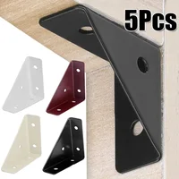 1/5 ชิ้นมุมขวาสแตนเลสสนับสนุน L รูปสนับสนุนสําหรับเฟอร์นิเจอร์ Joint ชั้นวางเฟอร์นิเจอร์ฮาร์ดแวร์ 1