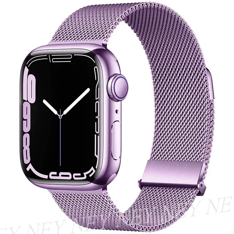Elegant Milanese Loop Metal Watch Band Strap