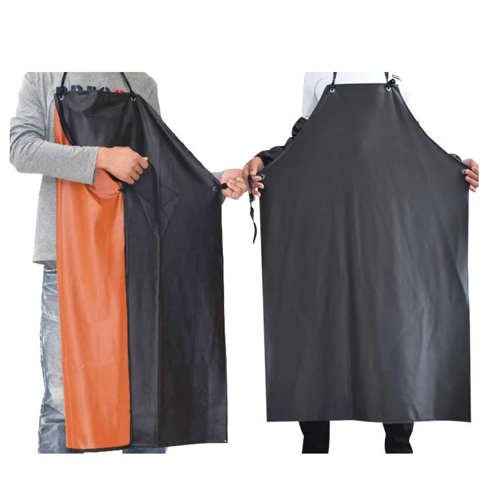 

Waterproof Apron Leather Apron Chef Butcher Work Heavy Duty Royal Black Kitchen Restaurant Labor Protection Home Applian