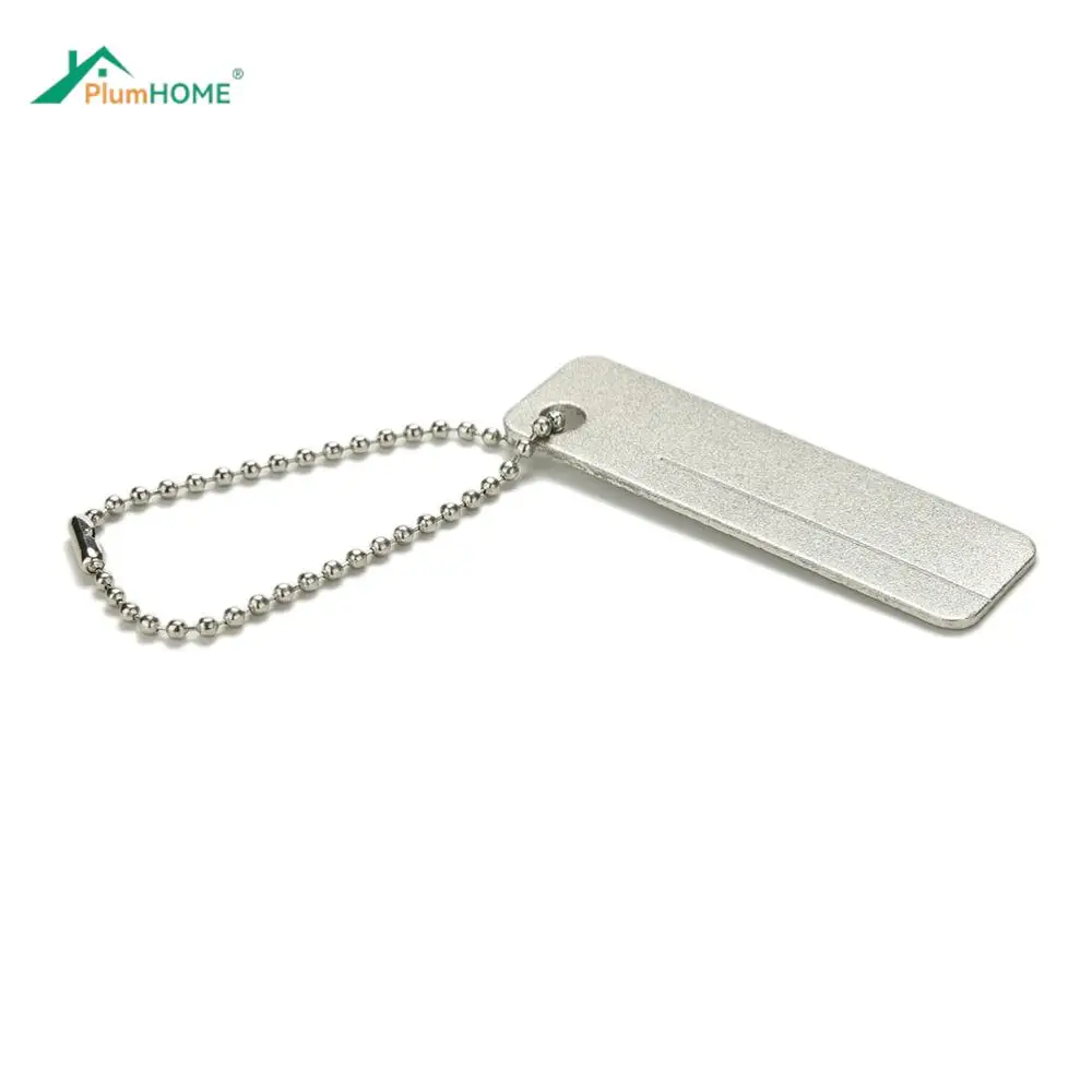 Mini TOOL EDC Pocket Diamond Stone Sharpener Keychain for Knife Fish Hook Finger Nail File Outdoor Camping Tool
