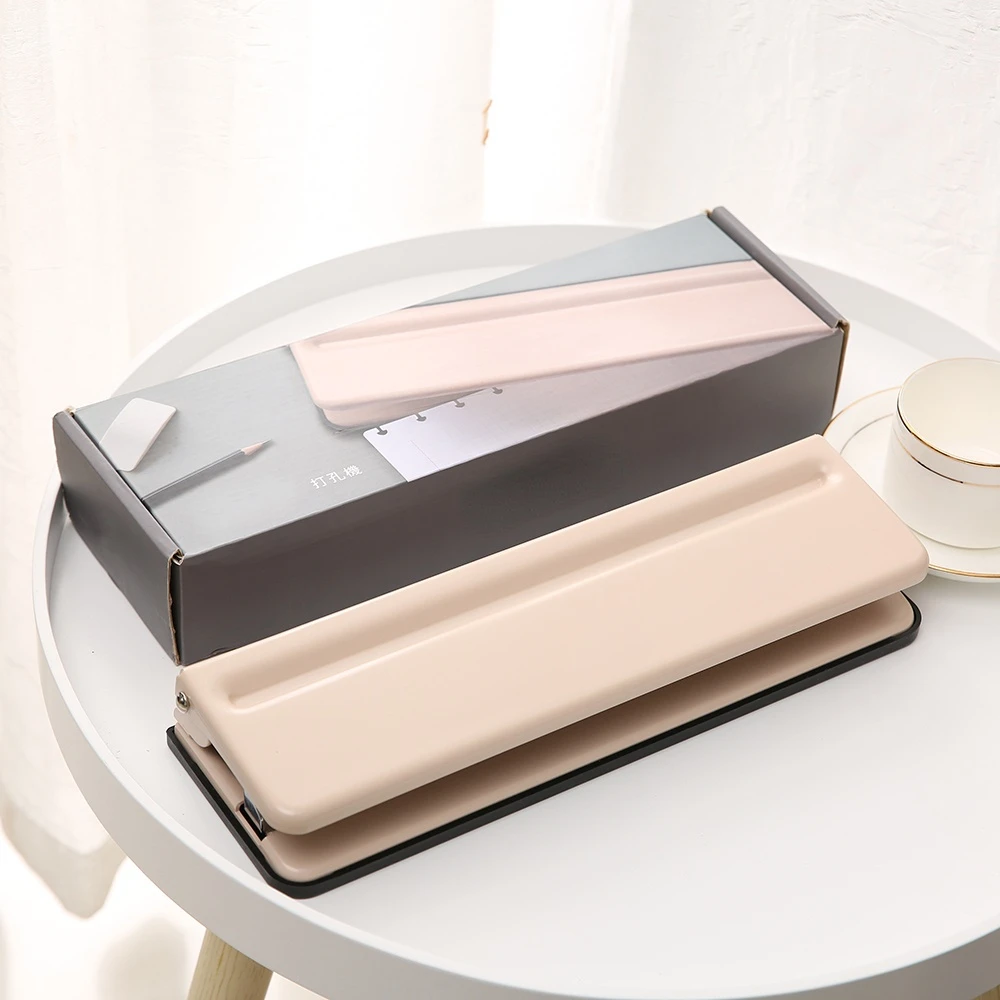 Basics 12hole Punch Staples Arc Desktop Paper Punch 9sheet Capacity