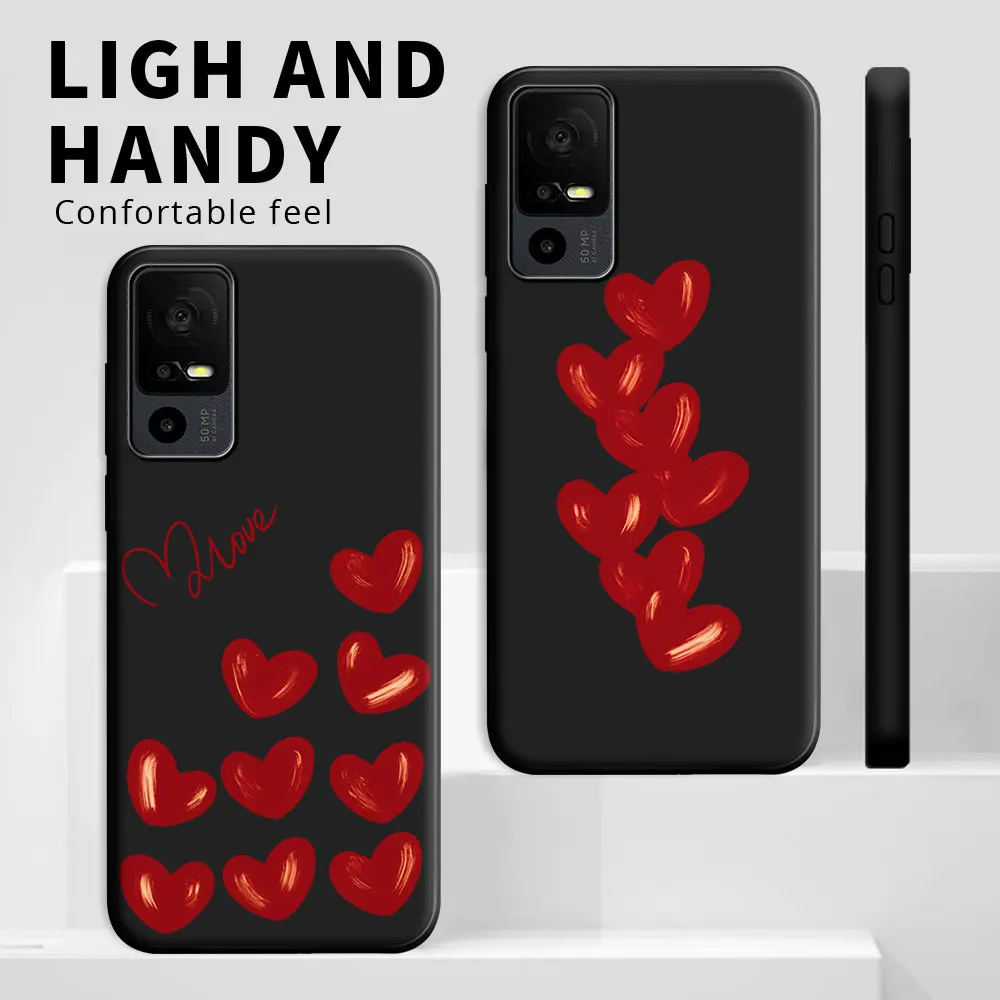 Shockproof Silicone Soft TPU Phone Case - Fashionable Back Cover