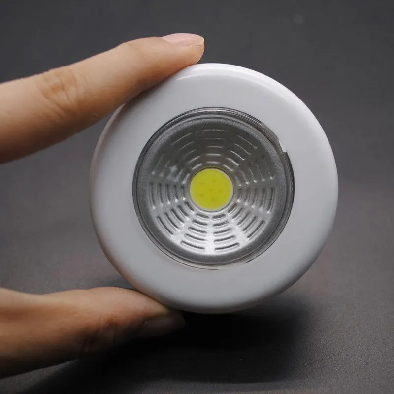 자기 접착제 무선 벽 램프 COB LED 캐비닛 빛 옷장 찬장 서랍 옷장 침실 부엌 밤 빛에 대 한
