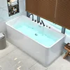 Modern Bathroom Supplies Massage Bathtub Detached Acrylic Adult Surf Jacuzzi Small Apartment Waterfall Bathtub with Faucet X 1