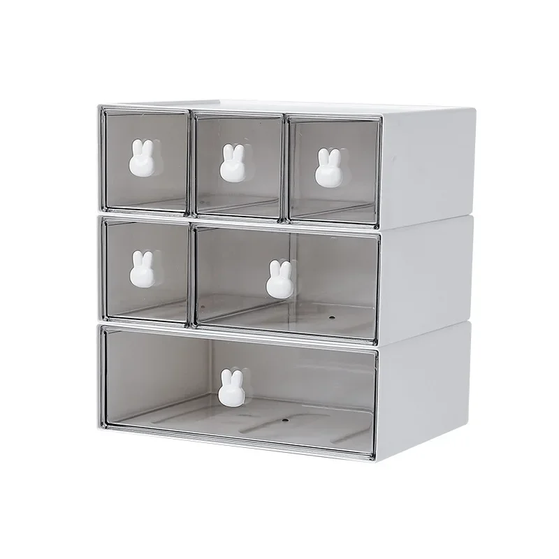 Desktop Storage Box Organizer Drawer Type Transparent Acrylic Desk Stationery Hand Account Storage Rack Desk Simple Pen Holder pen holder desktop storage box stationery organizer stationery storage box desktop storage kit