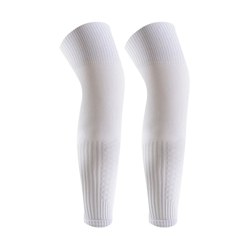 Kniehohe Kompressions-Schutzsocken für Fußball und Basketball, Schweißabsorbierend, Atmungsaktiv, Ohne Manschette, Druckfixierende Beinbezüge