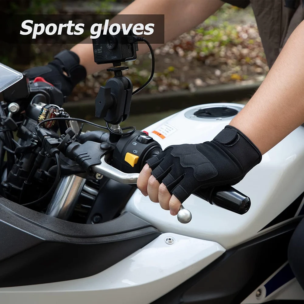 Half Finger Tactical Gloves Fingerless Gloves for Airsoft Shooting Hunting Hiking Cycling Driving Motorcycle Climbing ﻿ 6