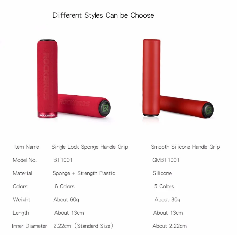 Chunky Silicone Bicycle Grips - Ultimate Comfort and Control for Mountain & E-Bike Riders