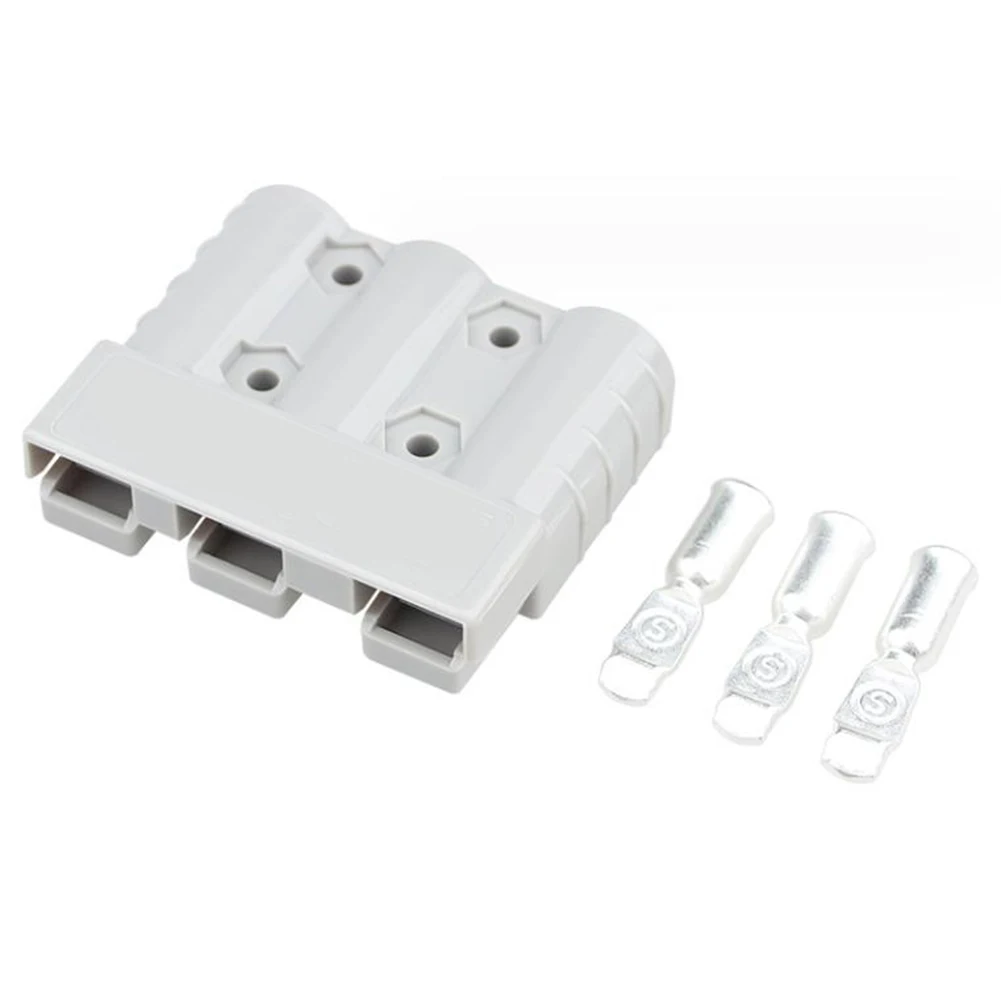 

Efficient Solar Power Connector Plug 3 Pin 50A for Anderson Style DCDC Charger Perfect for Various Applications