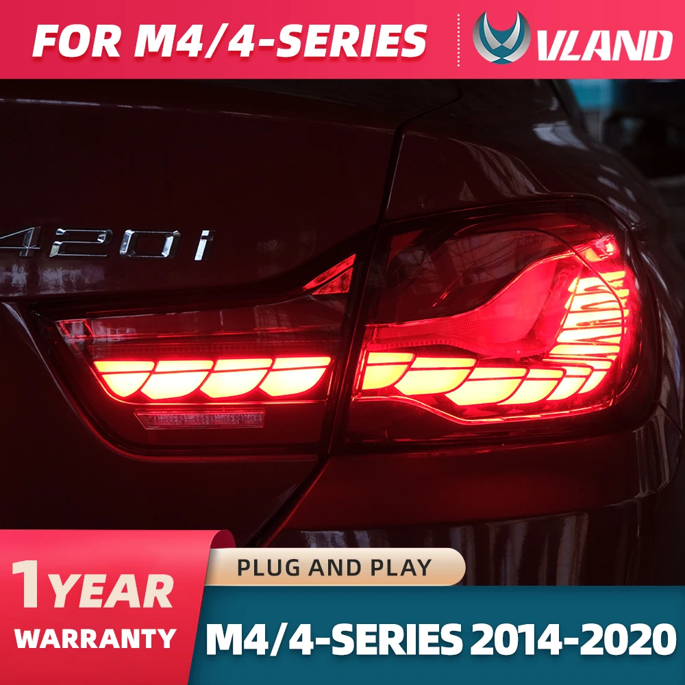 VLAND BMW 4シリーズ M4 ドラゴンテール Amazon.com: VLAND OLED Tail Lights Compatible with 4-series BMW