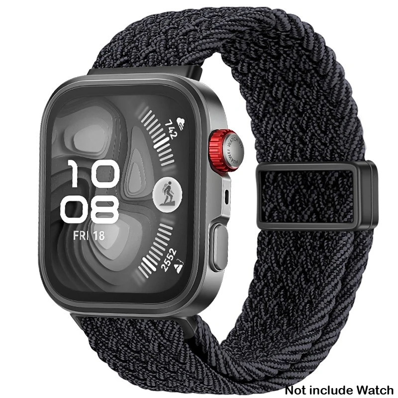 Magnetic Nylon Loop Strap - Elastic Braided Watchband Bracelet