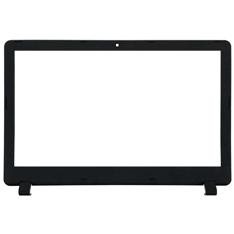 Sleek Black Laptop Case with LCD Back Cover, Front Bezel, and Hinges