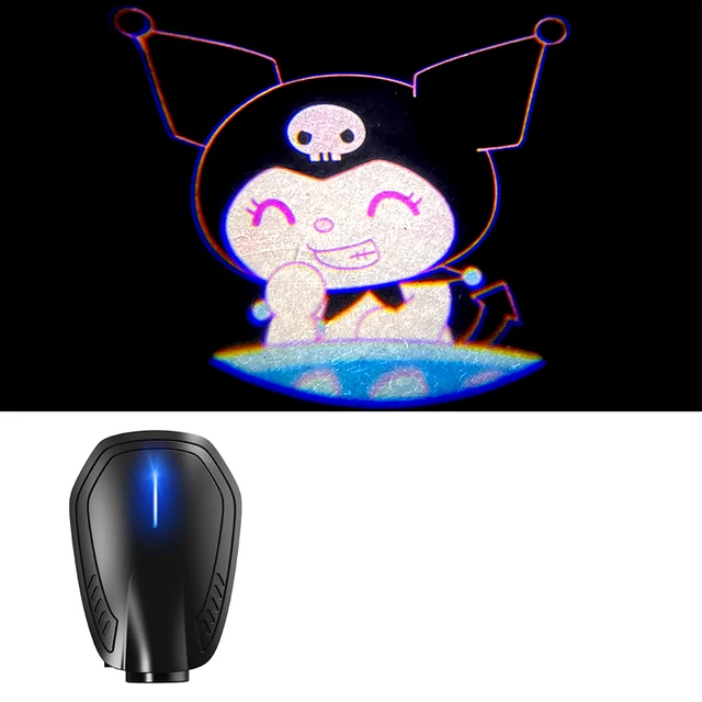 Sanrio Kuromi Car Door Lights Kawaii Cinnamoroll Cartoon