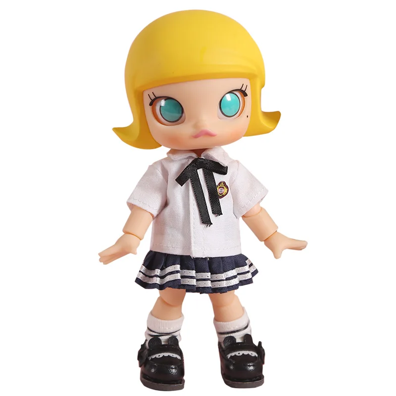 Suki Ob11 Bjd Doll Clothes Sock + Shirt +Dress Pants School Uniform For Nendoroids, Ob11,Obitsu 11,Molly,Gsc,1/12 Bjd Doll 5