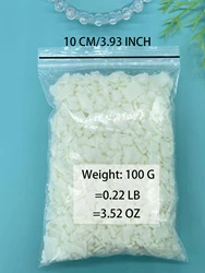 Natural Soy Wax Candle Material for DIY Candle Crafting - Smokeless and Eco-Friendly, 200g/1lb (100g)