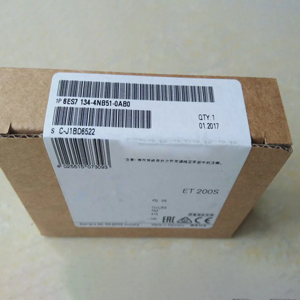 

Brand New For SIEMENS 6ES7 134-4NB51-0AB0 6ES7134-4NB51-0AB0 Analog Input Control Module in Box Sealed