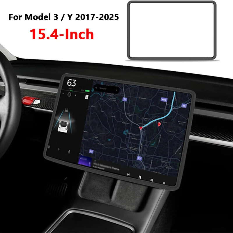 Silicone Protective Frame Edge Cover for Central Control Display Screen
