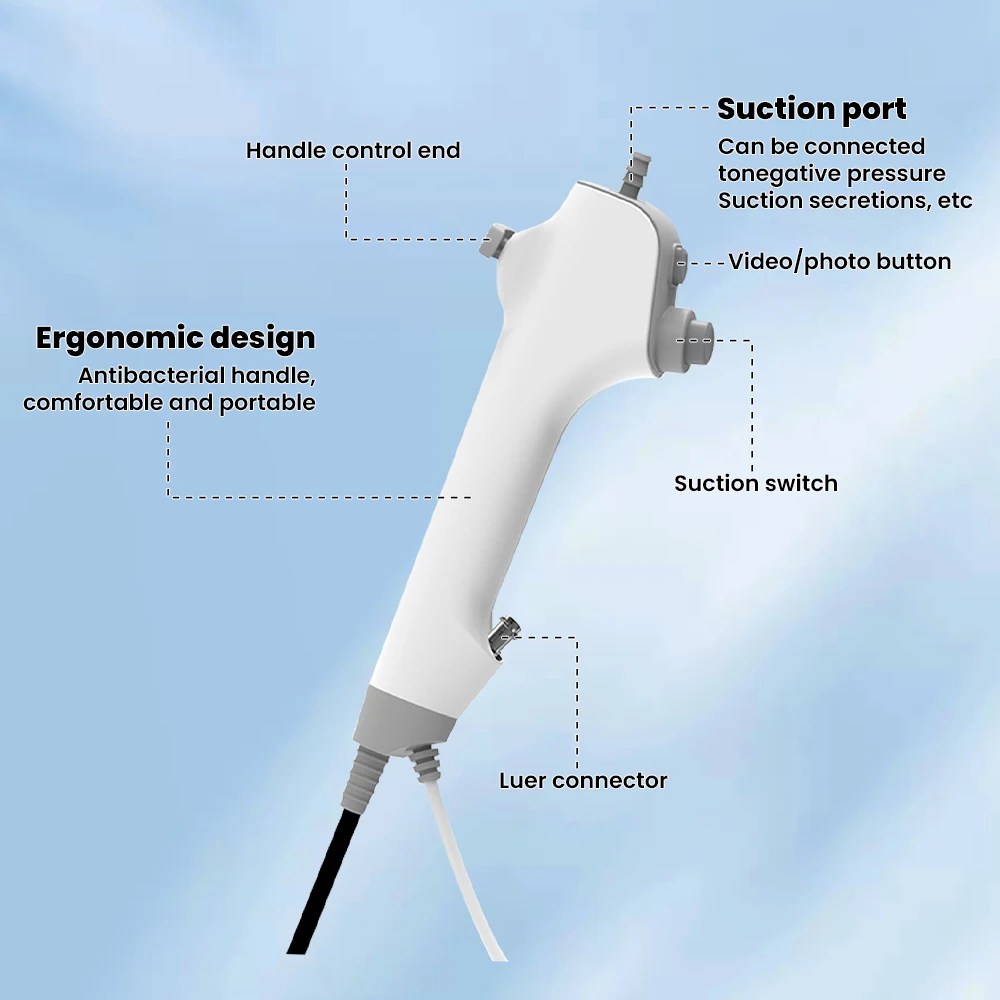 Veterinary Flexible Endoscope veterinary Bronchoscope 5.8mm Handheld Portable ve