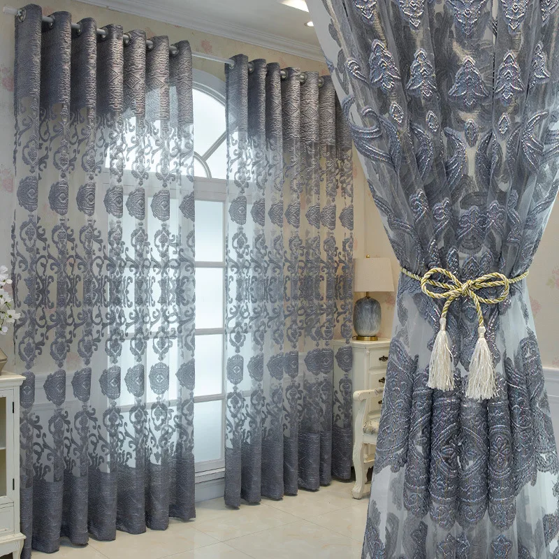 Rideaux en voile double couche - Solutions élégantes de décoration intérieure