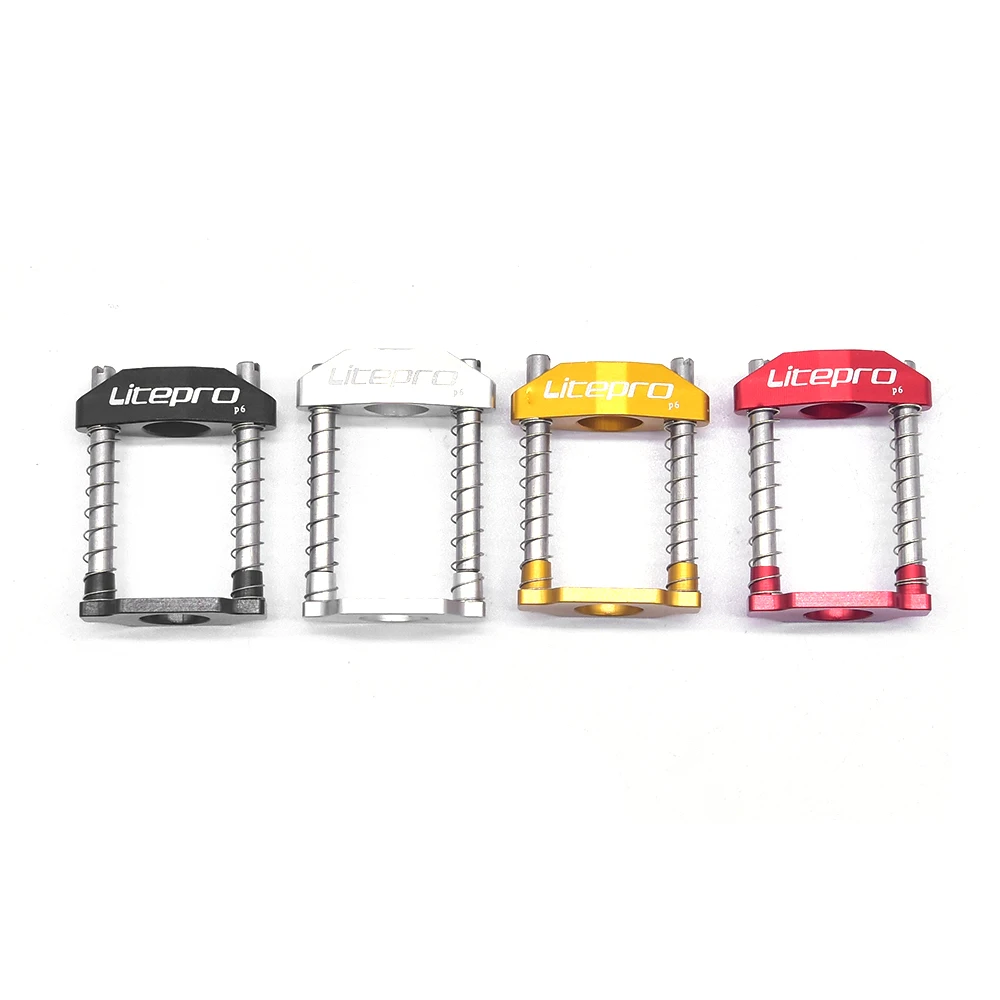 2 STKS C Gesp Veren Fiets Scharnier Clip voor Brompton Fiets Accessoire, Opvouwbare Vouwfiets Klem
