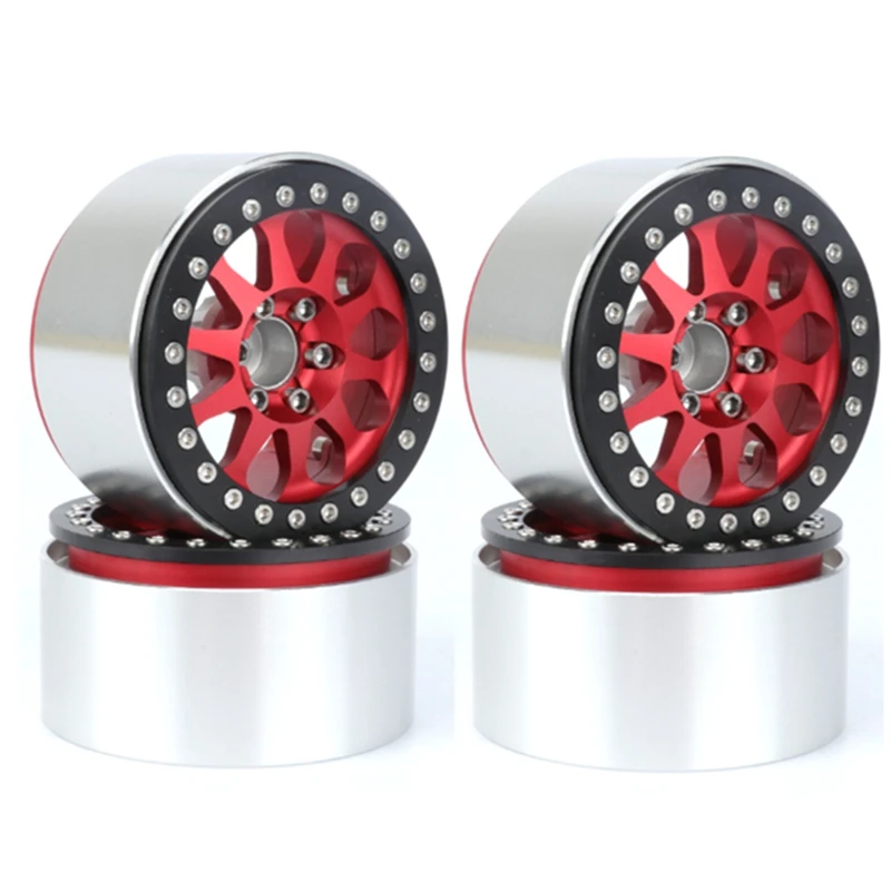 

Metal 2.2 Inch Beadlock Wheel Rim For 1/10 RC Crawler Car Axial SCX10 90046 III CAPRA RR10 Wraith RBX10 Yeti 2.2 Tires