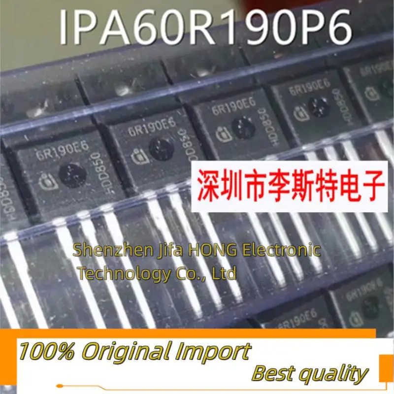10PCS/Lot 6R190P6 IPA60R190P6 6R190E6 IPA60R190E6 TO-220F 650V 57A Imported Original Best Quality