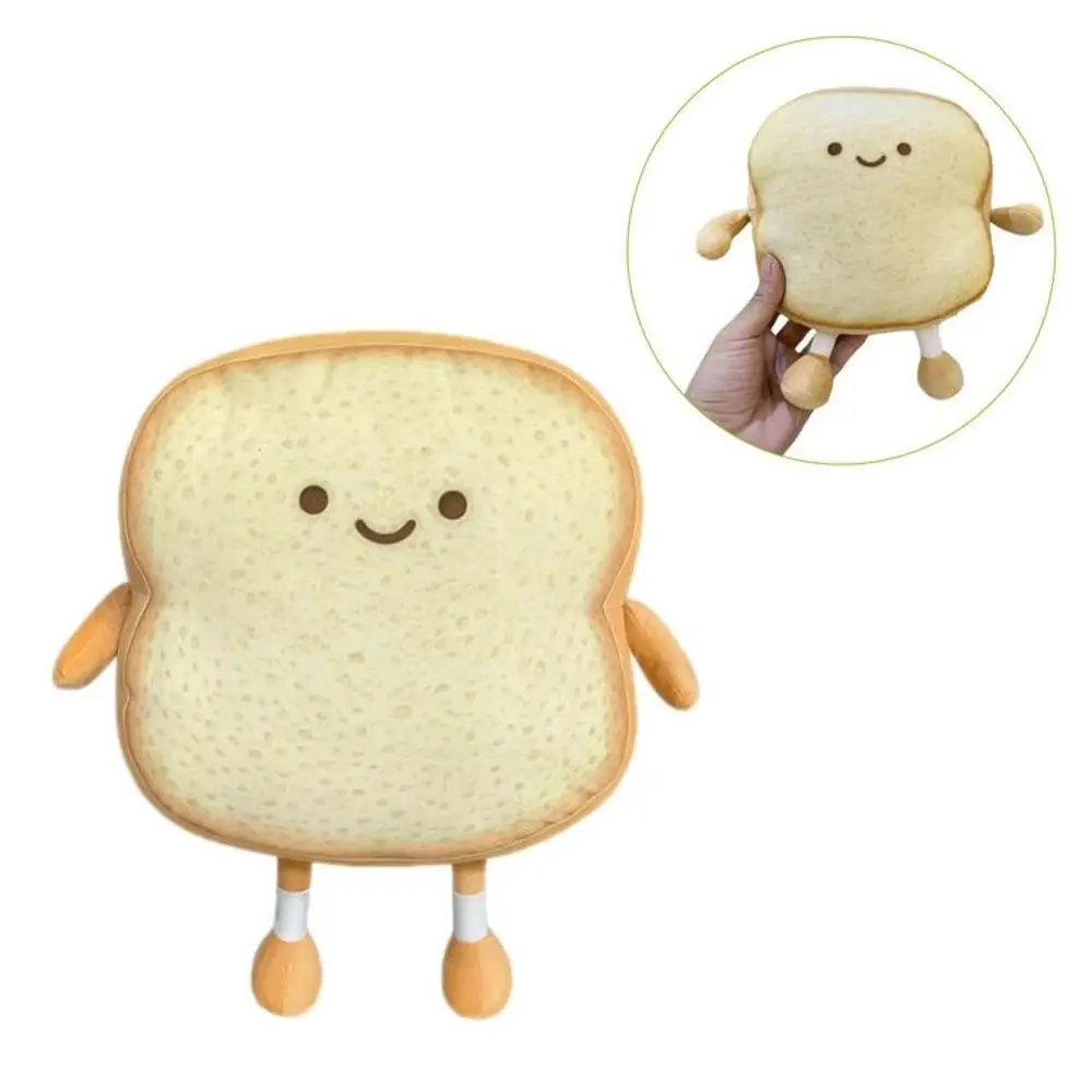 Stuffed Toys Christmas Gift Home Decor Bedroom Decoration Toast Bread  Peluche Doll Stuffed Plushie Bread Slice Pillow - 2