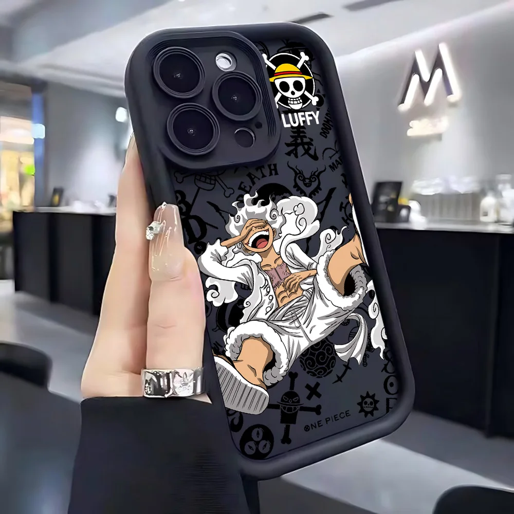 รูปสินค้า เคสโทรศัพท์ลายอนิเมะวันพีช ลูฟี่ โซโล ป้องกันด้านหลัง TPU นิ่ม